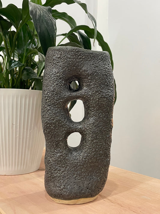 Judy / Handbuilt lava rock vase