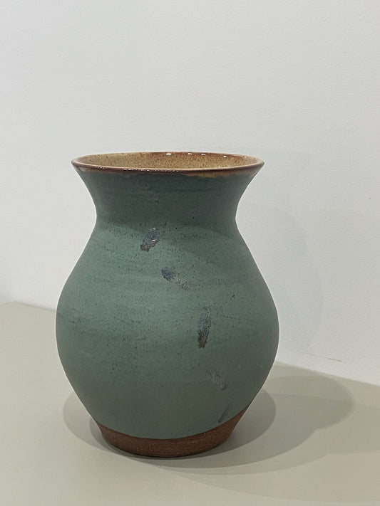 Marissa / Large dark green vase