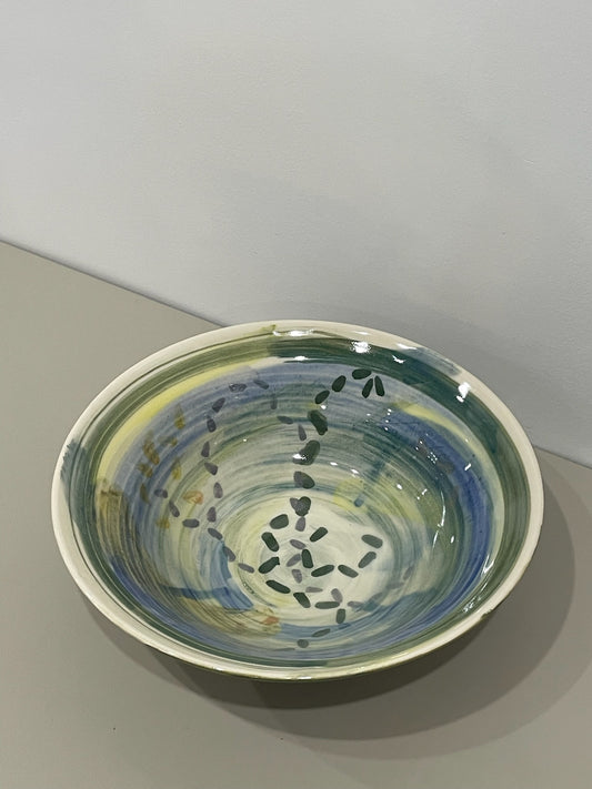 Marissa / Large bowl with colored speckles